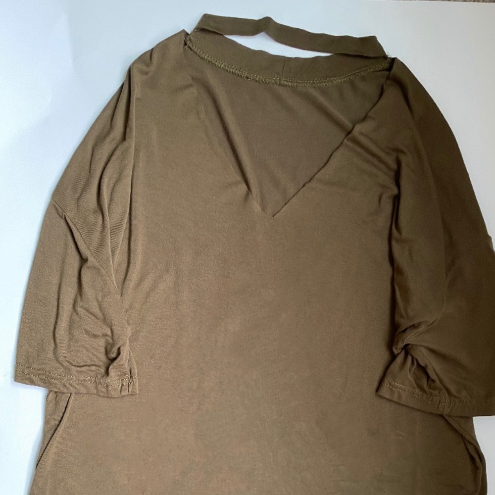 Comfy Olive Neck Shirt